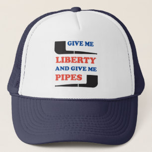 'Give me liberty' pipe smoker's cap