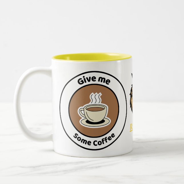 Give Me Some Coffee - Fun & Stylish Coffee Mug (Left)