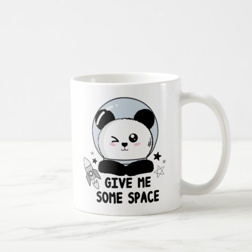 Give Me Some Space Panda Bear Coffee Mug