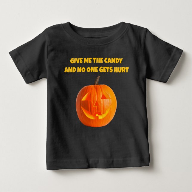 Give Me The Candy Baby T-Shirt (Front)