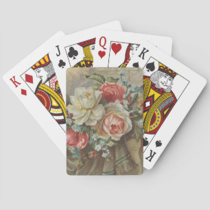 Give me thine heart Antique Cottagecore Valentine Poker Cards