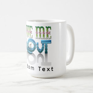 Give me Trout custom font vector illustration Coffee Mug