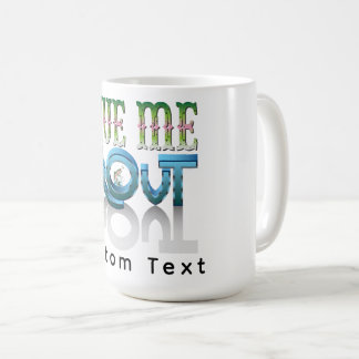 Give me Trout custom font vector illustration Coffee Mug