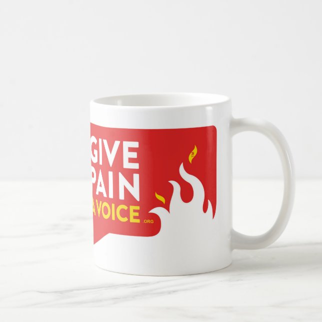 Give Pain A Voice Coffee Mug (Right)