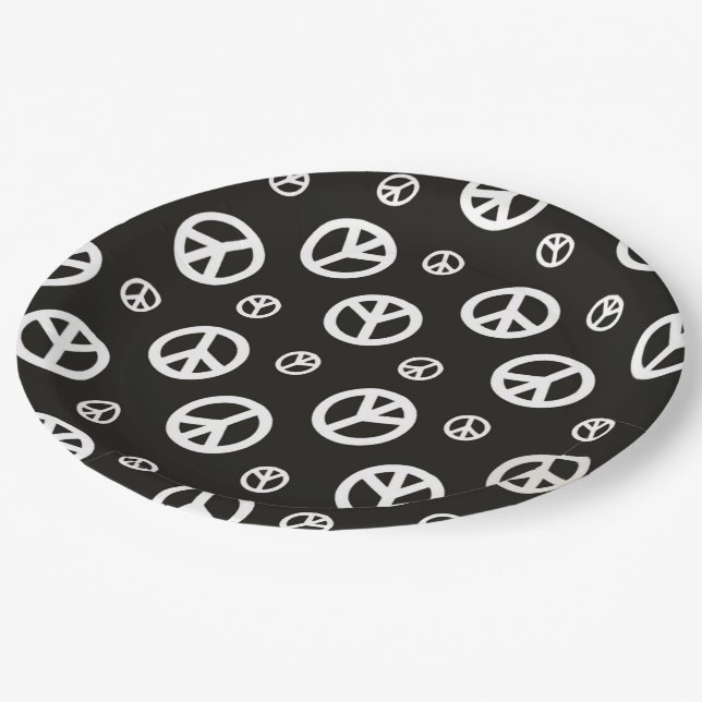Give Peace a Chance 1 Paper Plates (Angled)