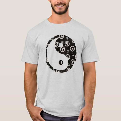 Give Peace a Chance 1 Yin and Yang T_Shirt