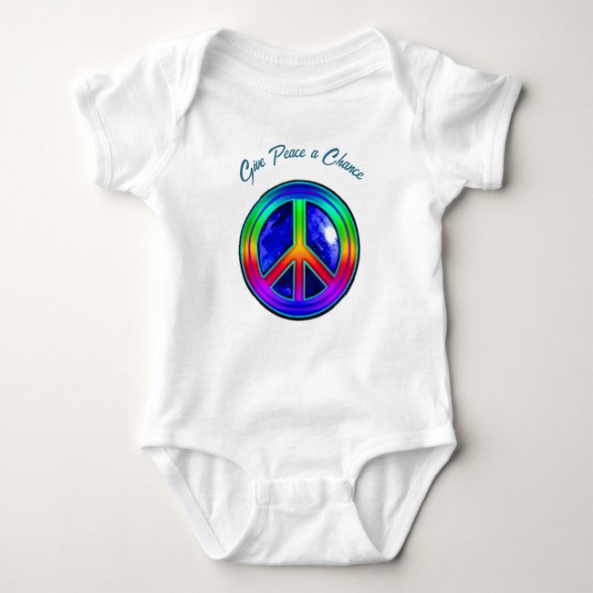 Give Peace a Chance Baby Bodysuit