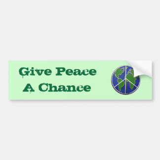 Give Peace a Chance Bumper Sticker