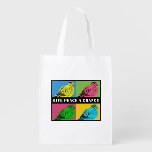 Give Peace a Chance Grocery Bag