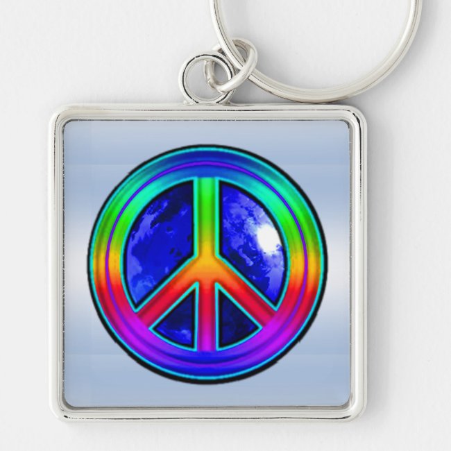 Give Peace a Chance Keychain