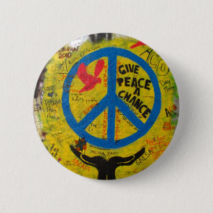Give Peace a Chance Pinback Button