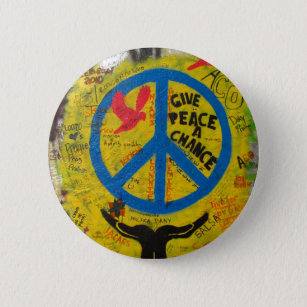 Give Peace a Chance Pinback Button