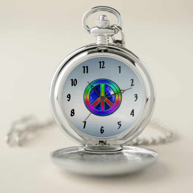 Give Peace a Chance Pocket Watch