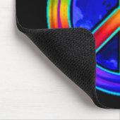 Give Peace a Chance Rainbow Mousepad (Corner)