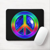 Give Peace a Chance Rainbow Mousepad (With Mouse)