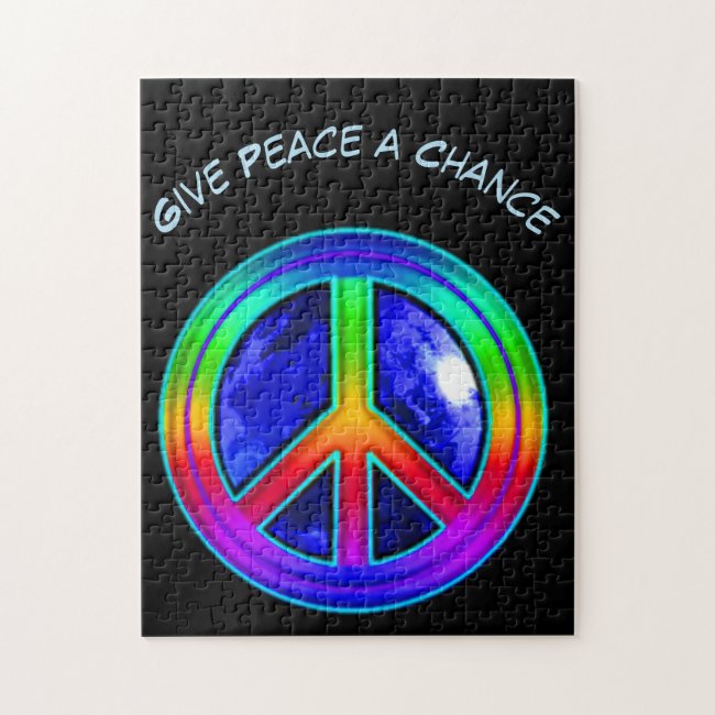 Give Peace a Chance Rainbow Puzzle