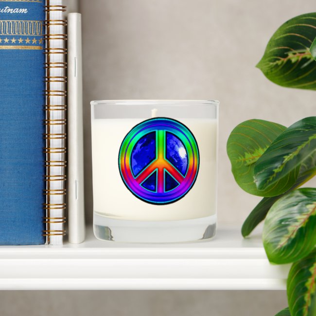 Give Peace a Chance Rainbow Scented Candle