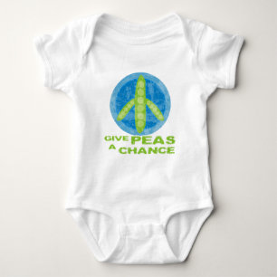 Give Peas a Chance Baby Bodysuit