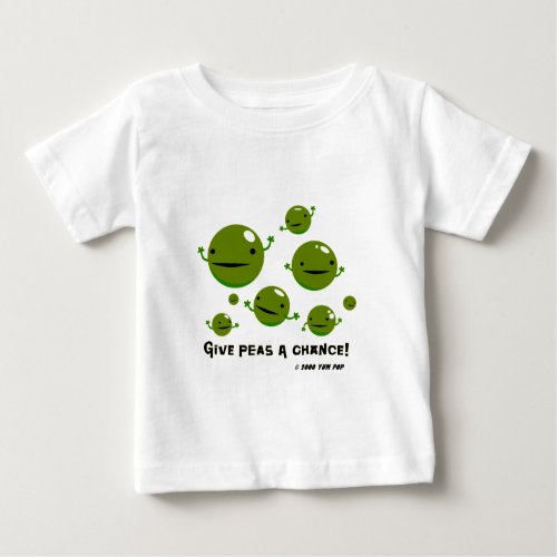 Give Peas a Chance Baby T_Shirt