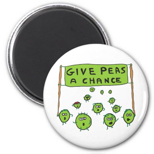 Give Peas A Chance Magnet