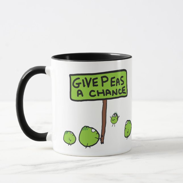 Give Peas A Chance Mug (Left)