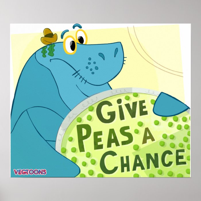 Give Peas A Chance Poster