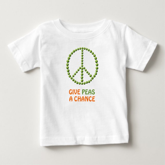 Give Peas A Chance Shirt (Front)
