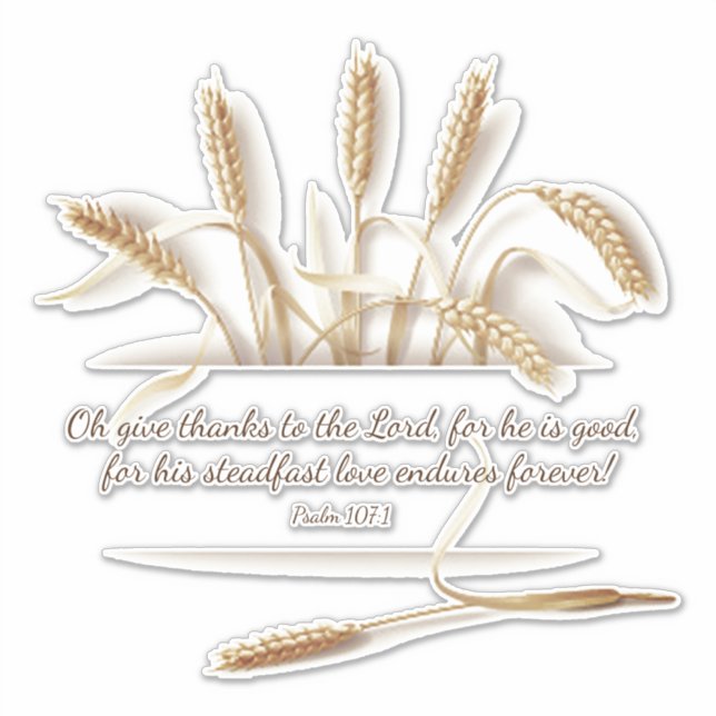 Give thaks sticker (Front)