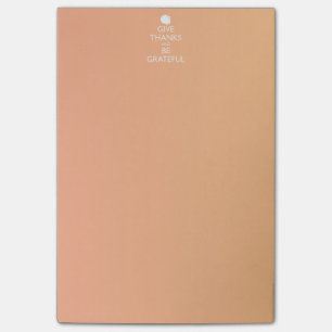 GIVE THANKS AND BE GRATEFUL POST-IT NOTES