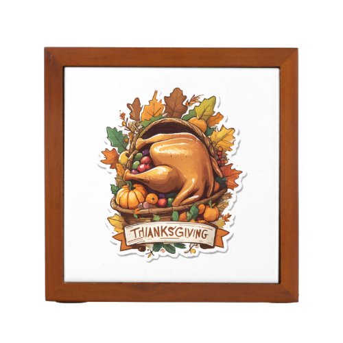 Give Thanks and Share Love Desk Organizer