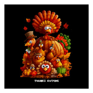 Give Thanks and Share Love Poster