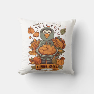 Give Thanks and Share Love Throw Pillow