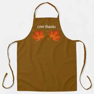 Give Thanks Autumn Apron