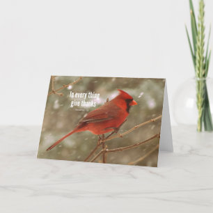 Give Thanks Bible Verse Thank You Card