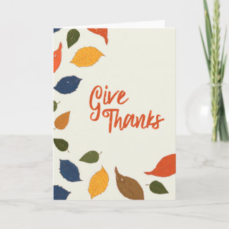 Give Thanks Card