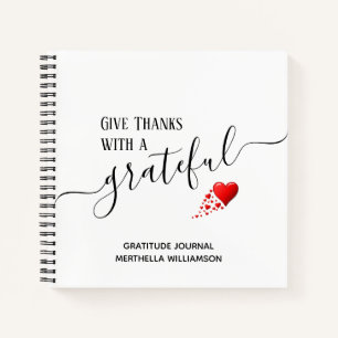 GIVE THANKS Christian Gratitude Journal
