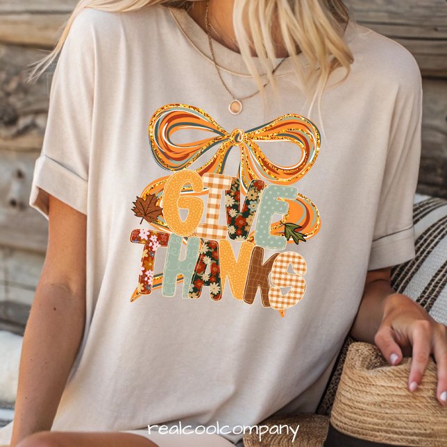 Give Thanks Fall Season T Shirt  (Creator Uploaded)