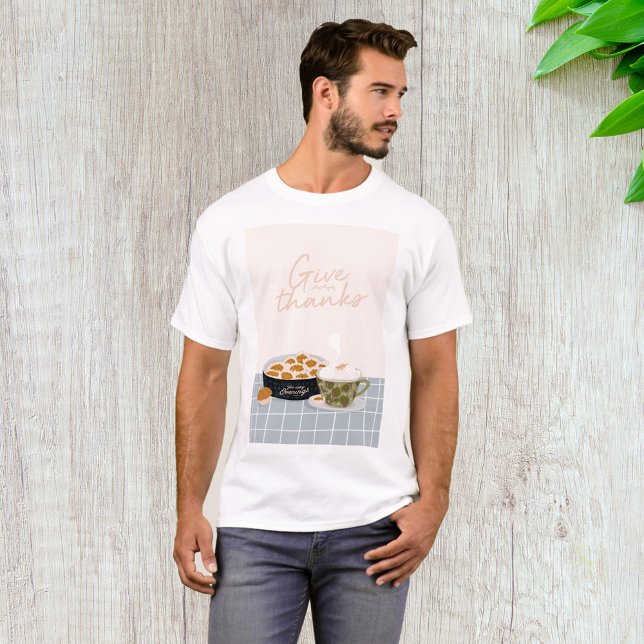 Give Thanks For Cozy Evenings Autumn Treats T-Shirt (Creator Uploaded)