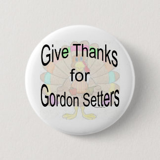 Give Thanks for Gordon Setters - Button