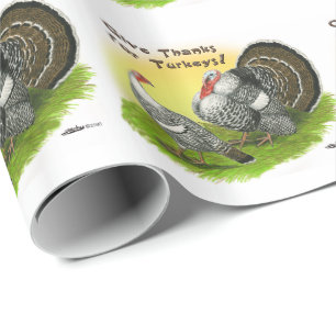 Give Thanks For Turkeys! Wrapping Paper