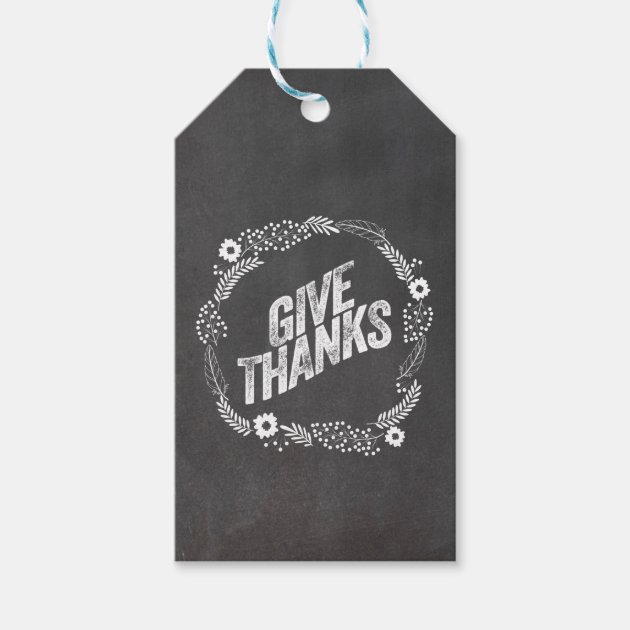Give Thanks Gift Tags