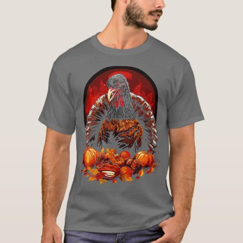 Give Thanks in Style with a Thanksgiving Turkey T_Shirt
