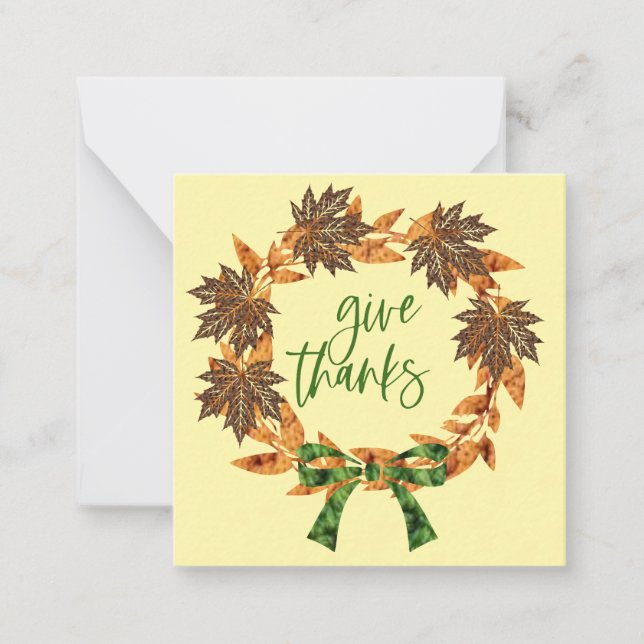Give Thanks Invite (Front)