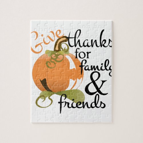 Give Thanks Jigsaw Puzzle