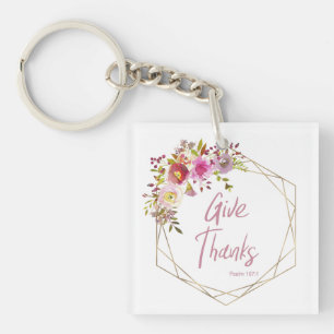Give Thanks Keychain