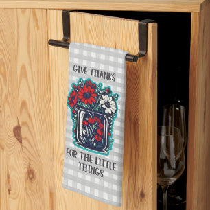 Give Thanks Kitchen Tea Towel