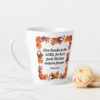 Give Thanks Latte Mug