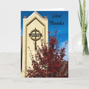 Give Thanks Letterpress Thank You Card