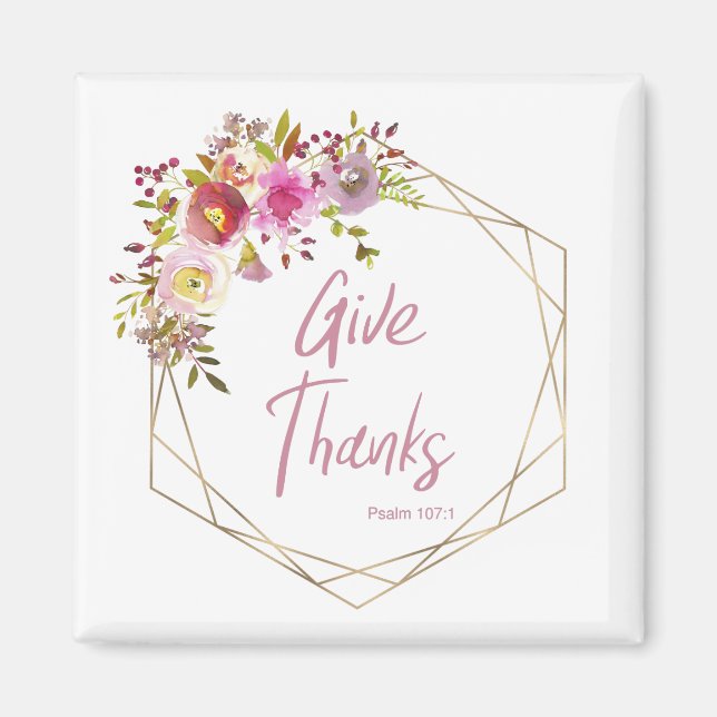 Give Thanks Magnet (Front)