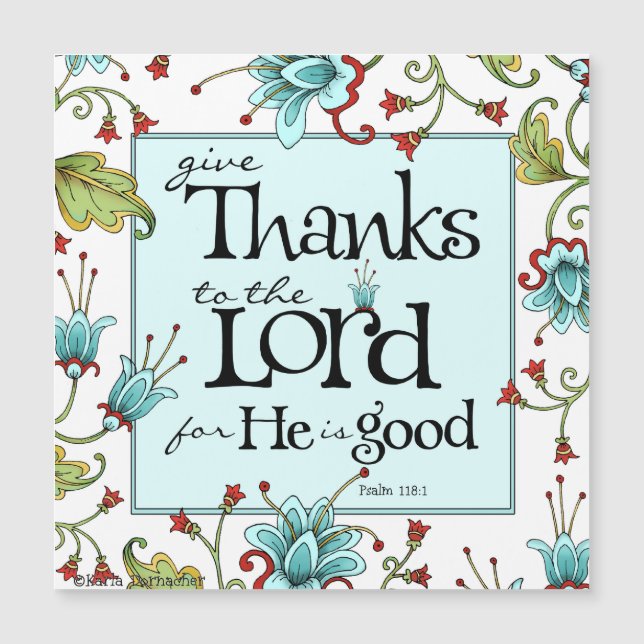 Give Thanks Magnet (Front)